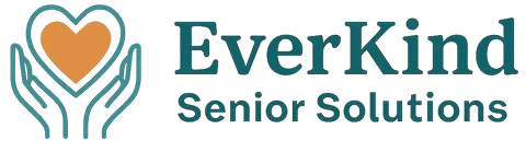 EverKind Senior Solutions logo with heart